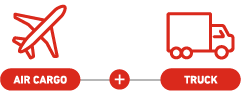multimodal solutions air + truck